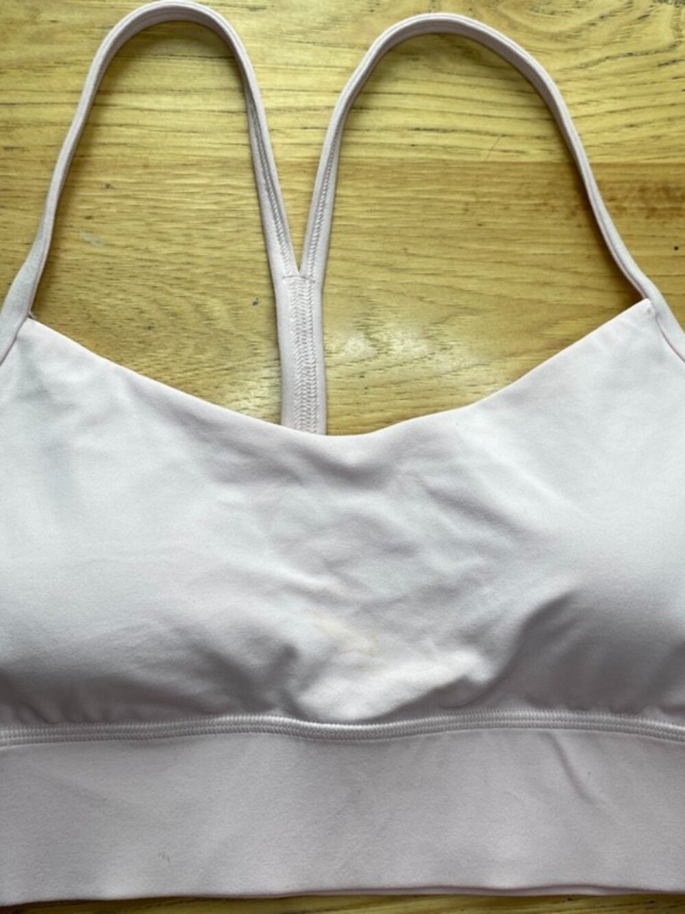 Lululemon Flow Y Nulu Longline Bra *Light Support Size 10 Pink